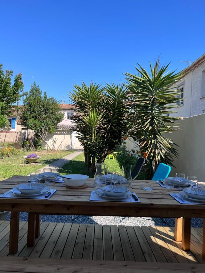 Charmante maison Climatisée avec piscine au Calme à Carcassonne Esterno foto