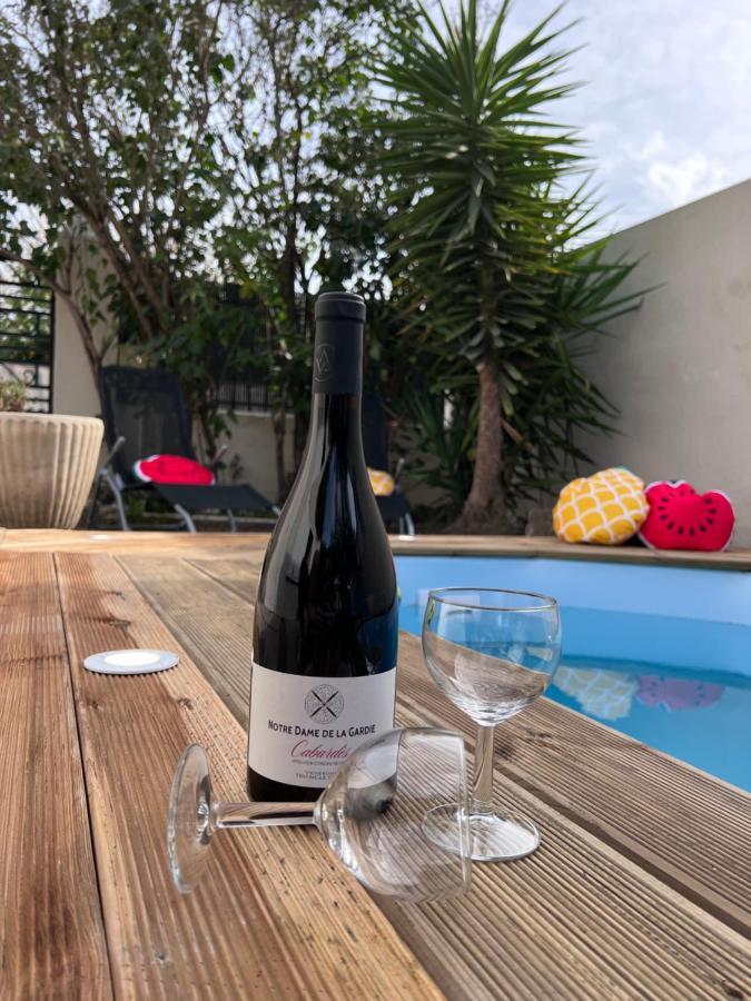 Charmante maison Climatisée avec piscine au Calme à Carcassonne Esterno foto
